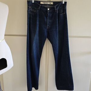 DIESEL Kratt Button Fly Denim Jeans Made in Italy Mens 34 Blue 100% Cotton, Pre-